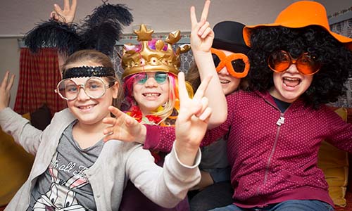 Kindergeburtstags Idee Fotobox 500x300